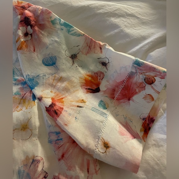 Rebecca Taylor silk blend floral top - Picture 5 of 7